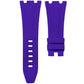 Royal Purple Rubber Strap For Audemars Piguet Royal Oak Offshore 42mm Tang Buckle