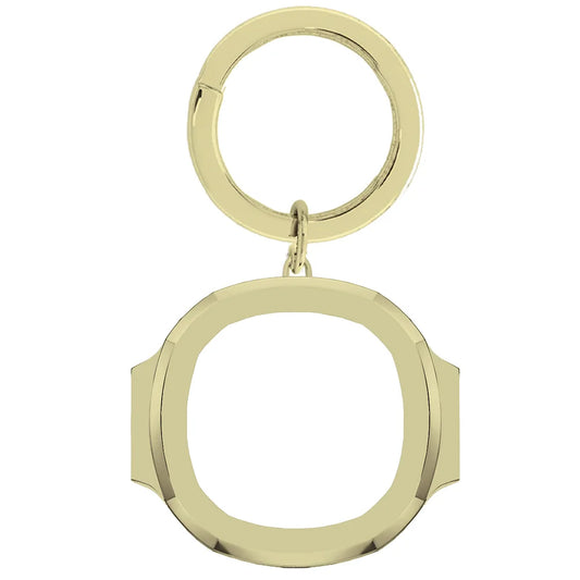 Gold Nautilus Key Ring